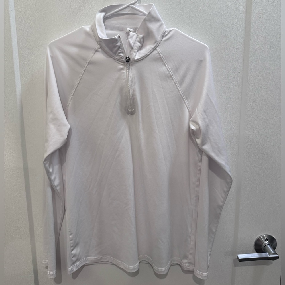 White 1/4 Zip